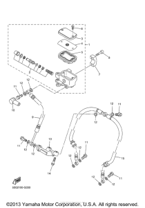 XVS11ATXCB Главный тормозной цилиндр