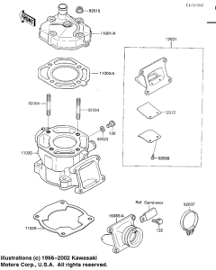  Головка блока цилиндров / цилиндр