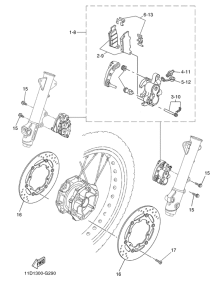  Передний тормоз