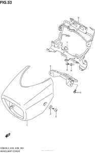 VZ800 Headlamp Cover