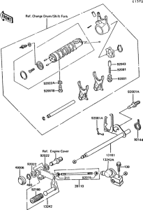 Z550 Механизм переключения передач
