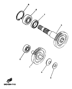 YN50R Трансмиссия