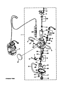 TZ250 Carburetor assy