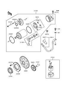 ZX900 Стартер