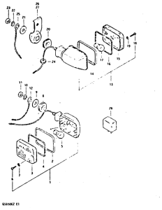 GS650 Поворотники