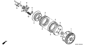 CG125 Бендикс