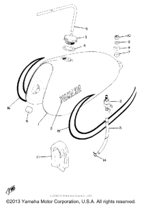 RT2MX Топливный бак
