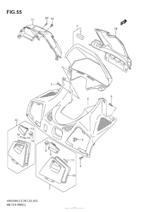 AN650 (ABS) Meter Panel (An650A L2 E28)