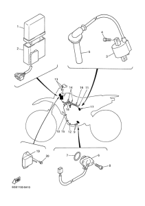 WR400F Электрика 1