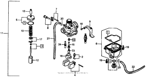 CR60R Карбюратор