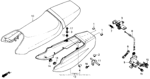 CB400F Сиденье