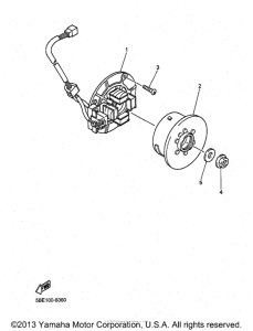 YZ400FK Генератор