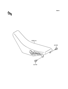 KX125 Сиденье