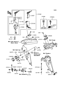 ZX1000 Замок зажигания