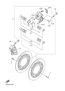 YZF-R6 Передний тормоз
