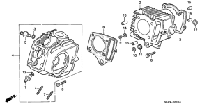 C90 Cylinder / cylinder head