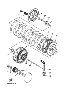 YZ80 YZ80F Бендикс
