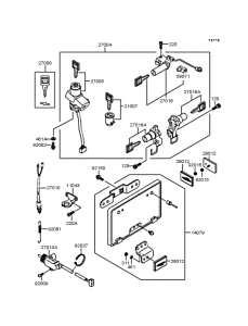ZX900 Замок зажигания