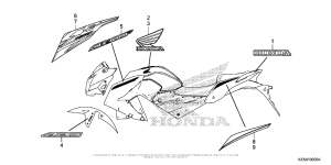 CB300F Наклейки