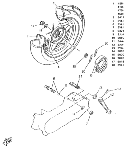 CW50RS Переднее колесо