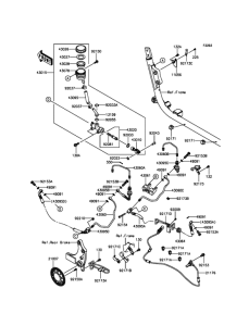 VN1700 Задний торм цилиндр