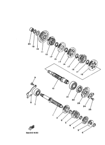 TDR80 Мост ведущий комплект