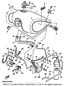 XV1100D Топливный бак