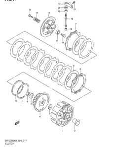 DR-Z250 Бендикс