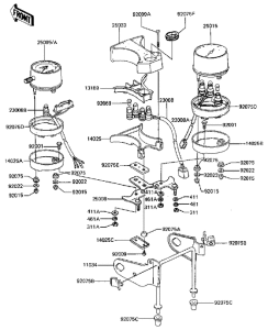 KZ440 Спидометр