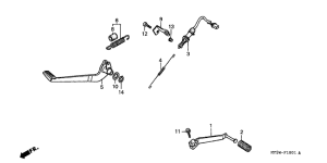  Brake pedal assy