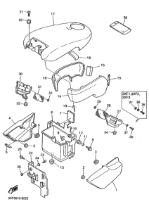 FZX750 ｻｲﾄﾞｶﾊﾞｰ