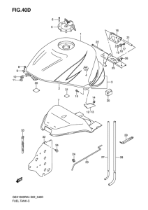 GSX1300R Tank fuel