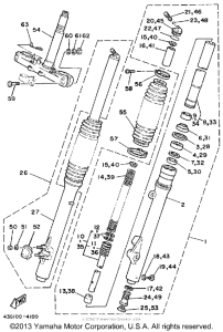 IT200L Передняя вилка