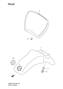 JR50 Переднее крыло