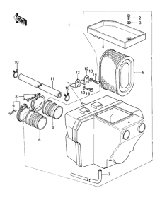 KZ400 Воздухоочиститель