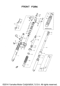 YGS1T Передняя вилка