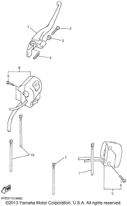 XVZ13LTLC Рулевые переключатели