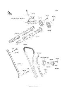 ZX1000 Распред вал