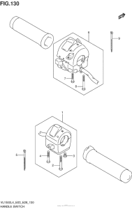 VL1500B Handle Switch (Vl1500Bl4 E28)