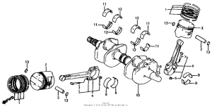  Коленчатый вал и поршни