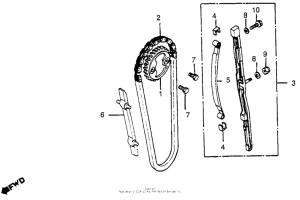 CB650SC Cam chain + tensioner