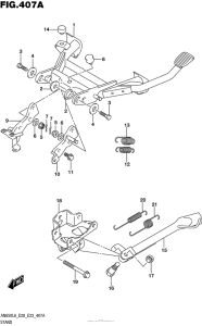 AN650 Подножка