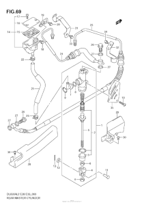DL650 (ABS) Задний торм цилиндр