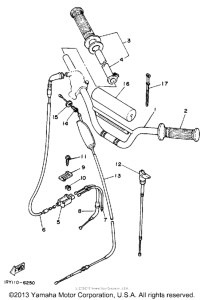 BW80S Handlebar-cable
