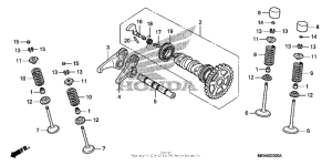  Распределительный вал и клапана