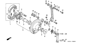 SA75 Передний тормоз