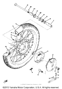 SC500 Переднее колесо