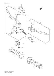 GZ250 Рулевой рычаг