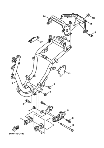 YJ125S Frame comp