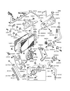 ZR400 Радиатор